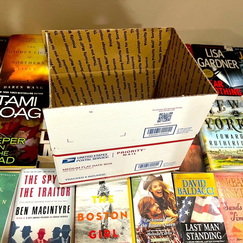 $12 Mystery Book Box, 5lbs of Books (3 Books Minimum) All Great Used Condition